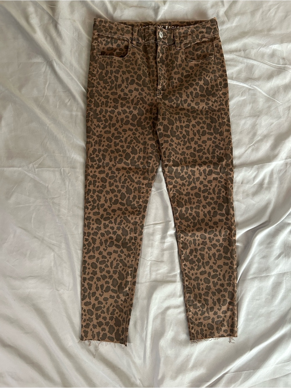 Leopard Print Brown Women's Skinny Jeans - American Eagle